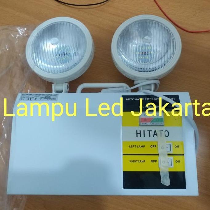 LAMPU LED EMERGENCY MATA KUCING 2X3WATT. emergency dinding led 2mata ready