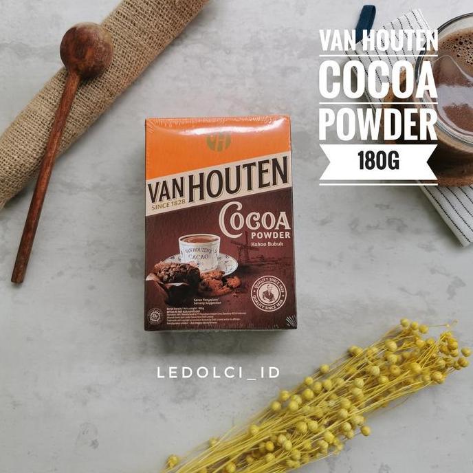 Terjangkau Van Houten Coklat Bubuk Cocoa Powder Van Houten 180 Gram