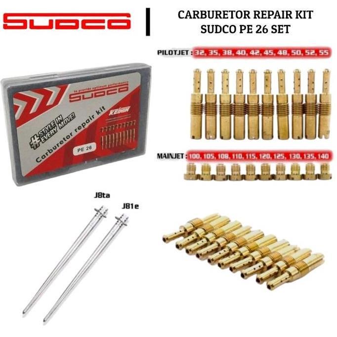 Promo Powerjet PJ mainjet MJ set karburator karbu pe 24 26 28 by Keihin Sudco Keihin Sudco Pilotjet 
