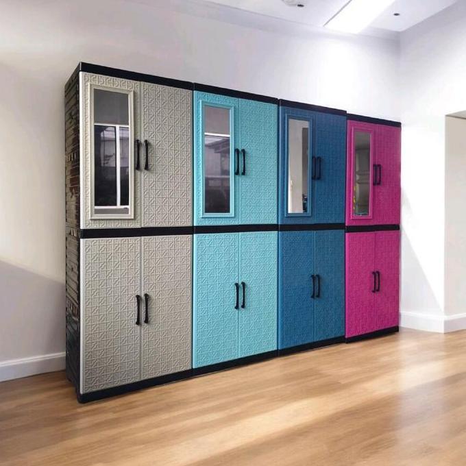 Lemari Venus Kaca (Gantung) Elco - LEMARI PLASTIK GANTUNG Kaca Furniture lemari ruang tamu lemari  p