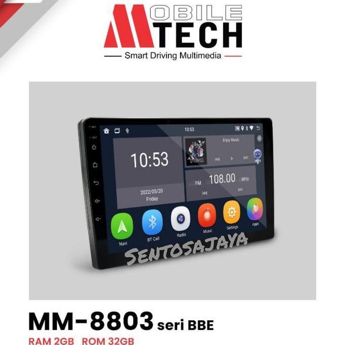 Head Unit Android 10 Inch MTECH MM-8803 Ram 2GB+32GB