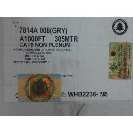 Ready Kabel LAN UTP Belden Cat 6 100M - Cat6 Belden Original Siap Pakai