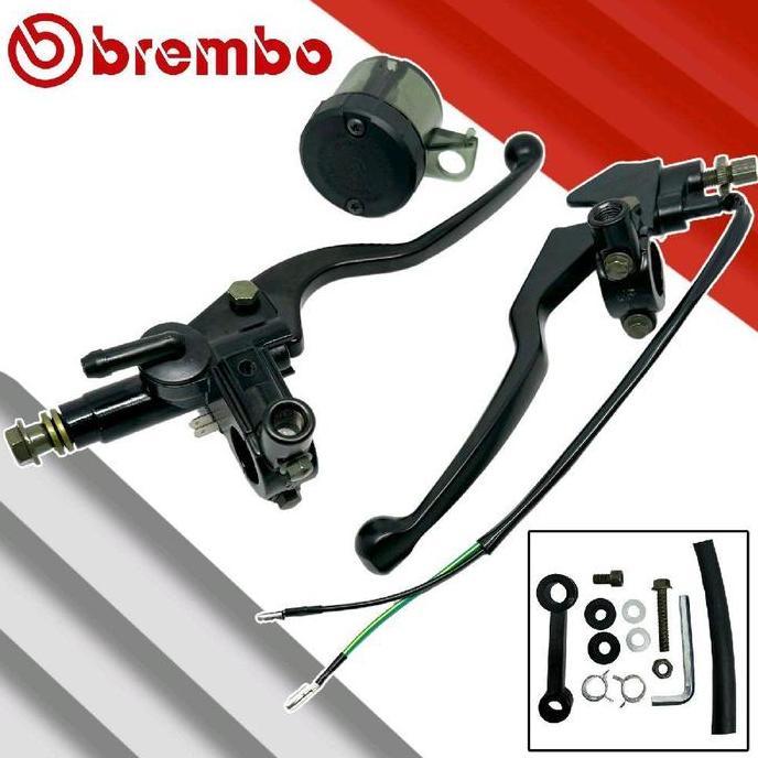 Promo Master Rem Tabung Pisah Big Set Kiri Kanan Handle Motor Matic & Kopling Diskon