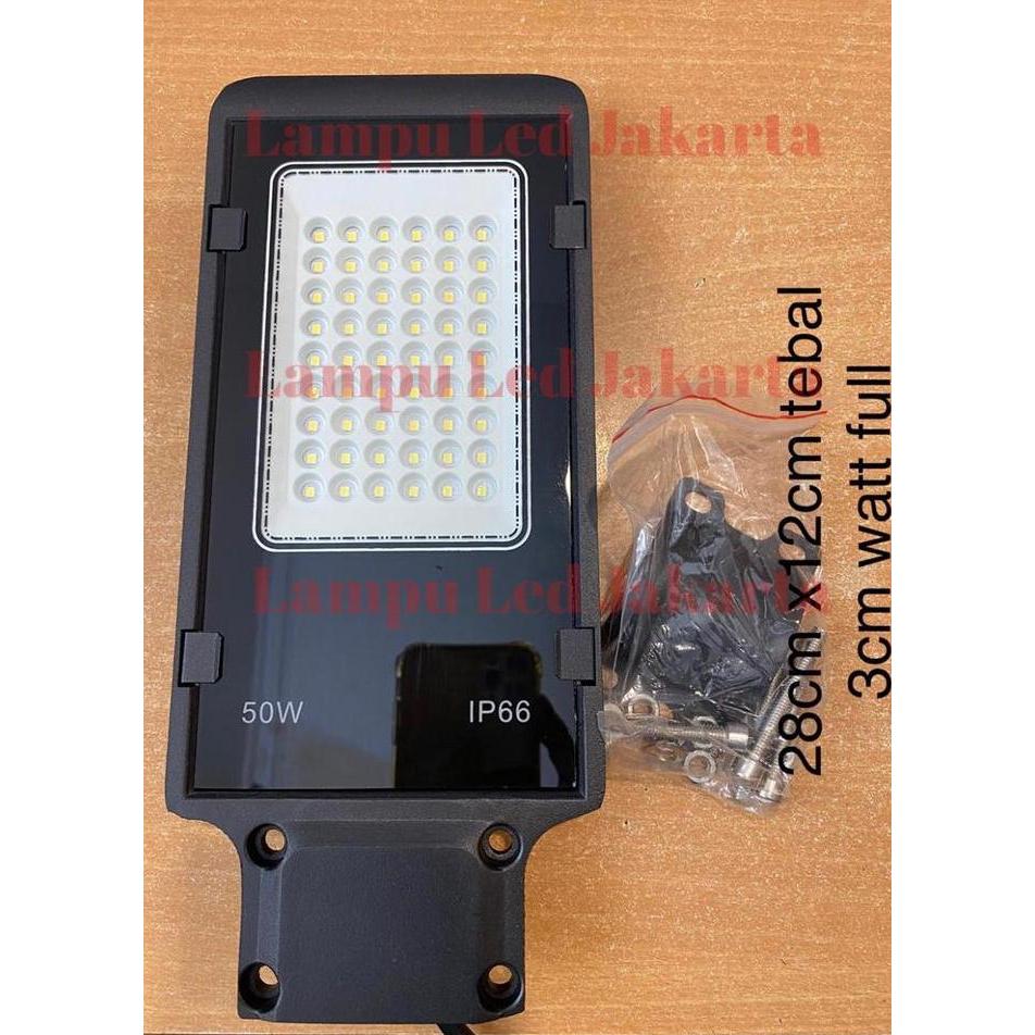 Lampu LED pju smd 50watt ip66. Lampu Pju 50watt 50w smd ip66 termurah ready