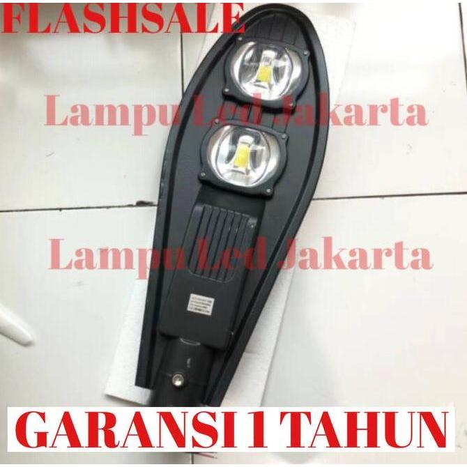 Lampu PJU LED cobra 100 watt 2 mata (lensa) terlaris