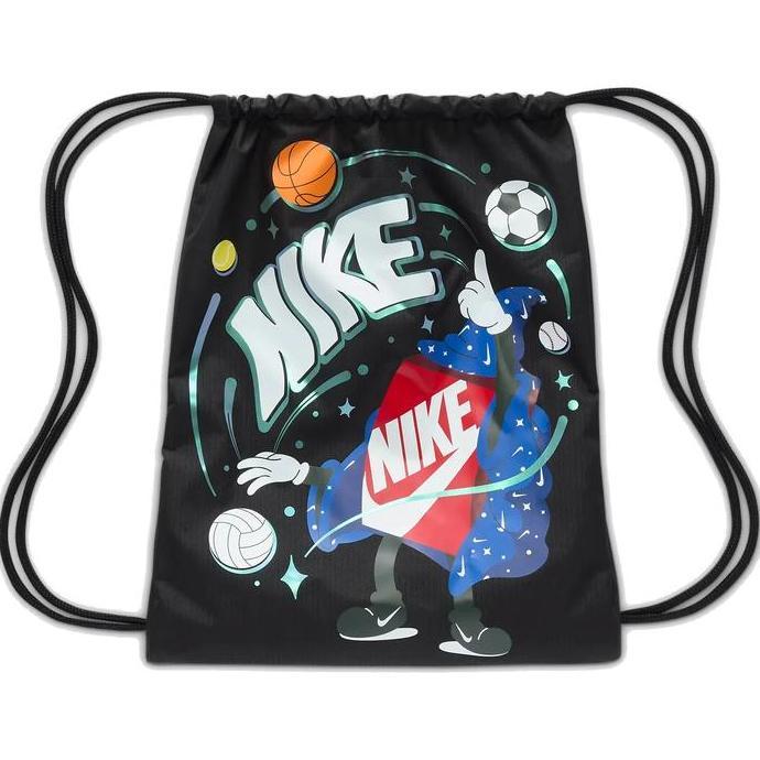 BEBAS ONGKIR - Tas Anak Nike Kids Drawstring Bag 12L Black Original