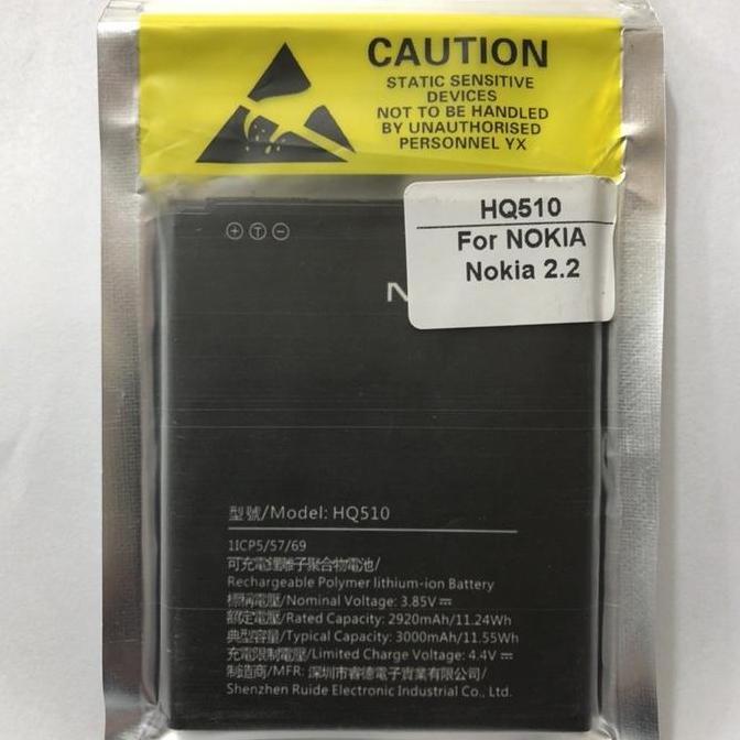 Baterai Battery Batere Original NOKIA 2.2 HQ 510/ Batrai HQ510
