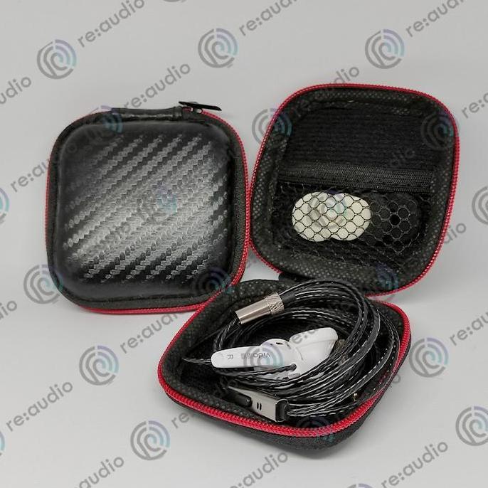 Earphone Vido Recable Black Ashura With Mic Free Case (Earbud Vido