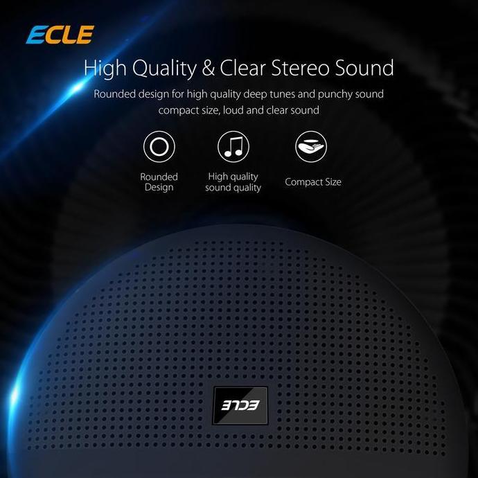 ECLE Speaker Bluetooth Speaker Portable Compact/Wireless