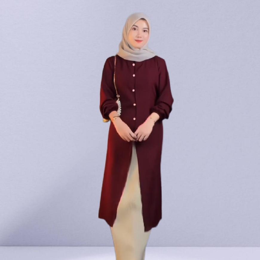 Terbaru Tunik Elegan Simpel - Baju Tunic Cantik Dan Elegan