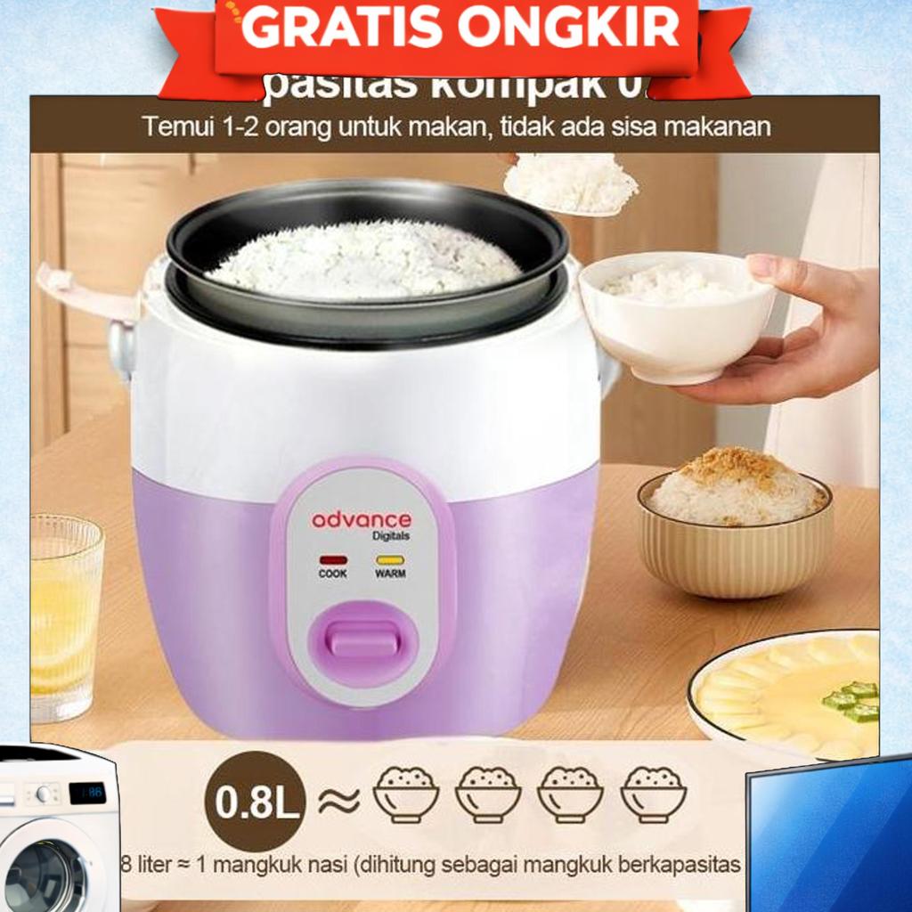 Advance Rice Cooker 0.8 Liter G-08 Rice Cooker Mini Magic Com Kecil Rice Cooker Low Watt Rice Cooker