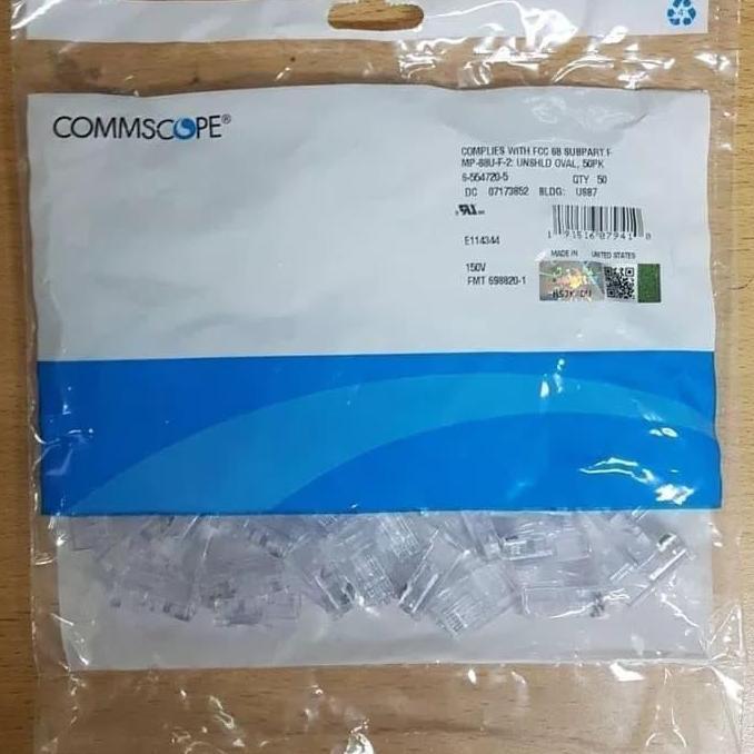 NEW Connector AMP Commscope Connector RJ45 Cat5 RJ-45 Cat.5e Original