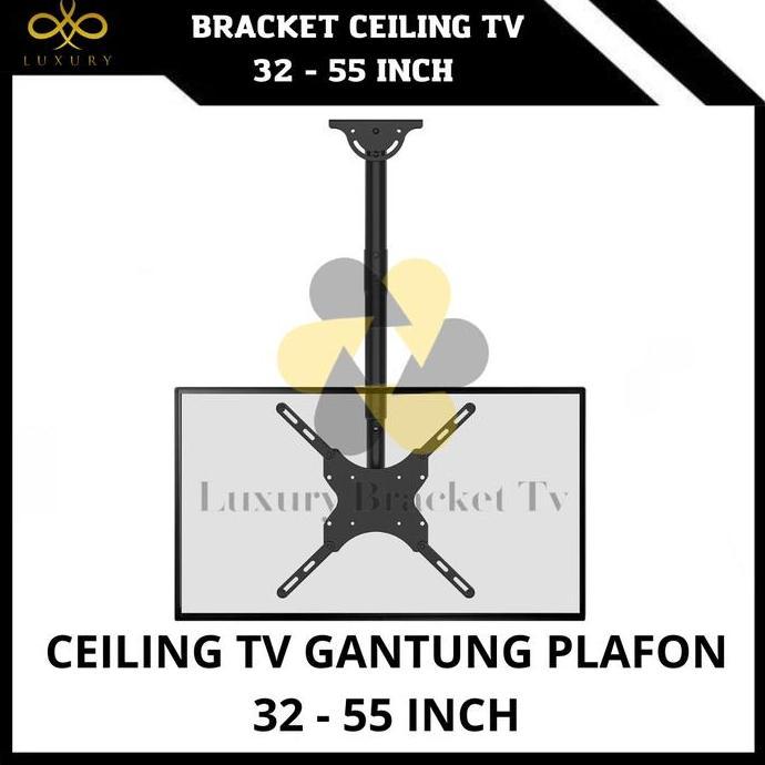 Bracket TV Ceiling Mount Adjustable LED LCD OLED Plasma 32 - 55 Inch