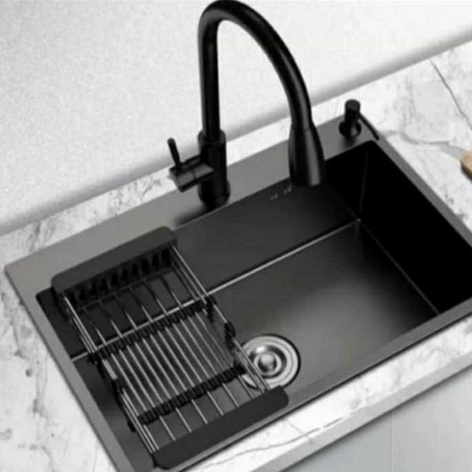 Bak Cuci Piring Hitam/Bak Wastafel / Kitchen Zink Hitam 6045