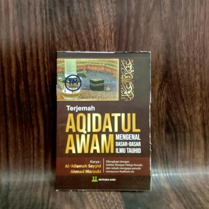 VERCHASE TERJEMAH AQIDATUL AWAM KECIL A6 Terjemah Aqidatul Awam Saku - Mutiara Imu Agency