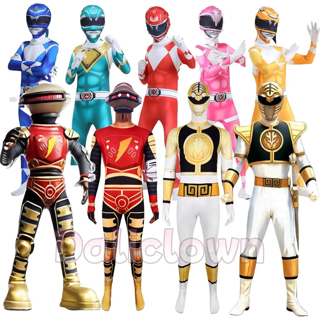 Morpher Power Superhero Cosplay Costume Kids Alpha Samurai Sentai Shinkenger Rangers Cosplay Hallowe