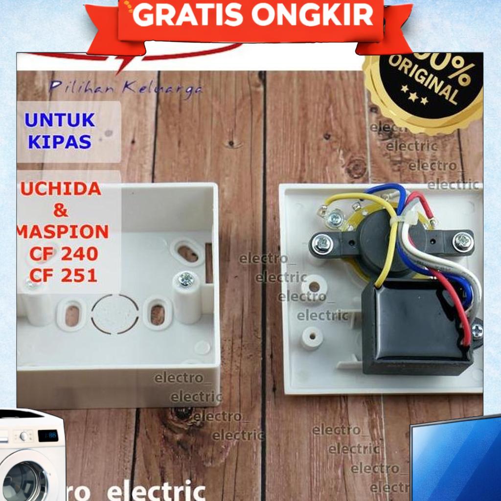Maspion Uchida - Saklar Switch Kipas Angin Uchida Maspion Cf 240 - Cf 251 - Switch Box Saklar Putar 