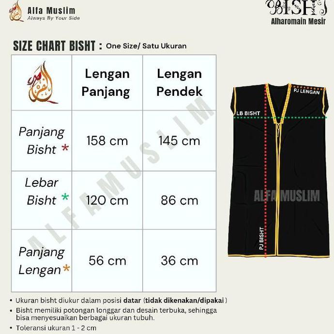 Bisht Premium, Bisht Ala Raja Salman, Luaran Jubah Pria, Outer Jubah Khas Pemimpin Arab, Pelengkap G