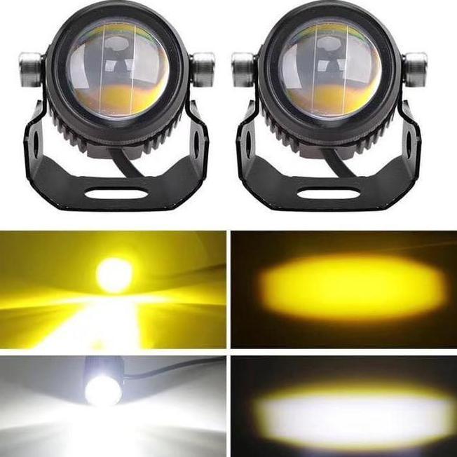 Lampu Led Tembak Laser D2 Mini Motor Mobil Foglamp Laser Gun D2