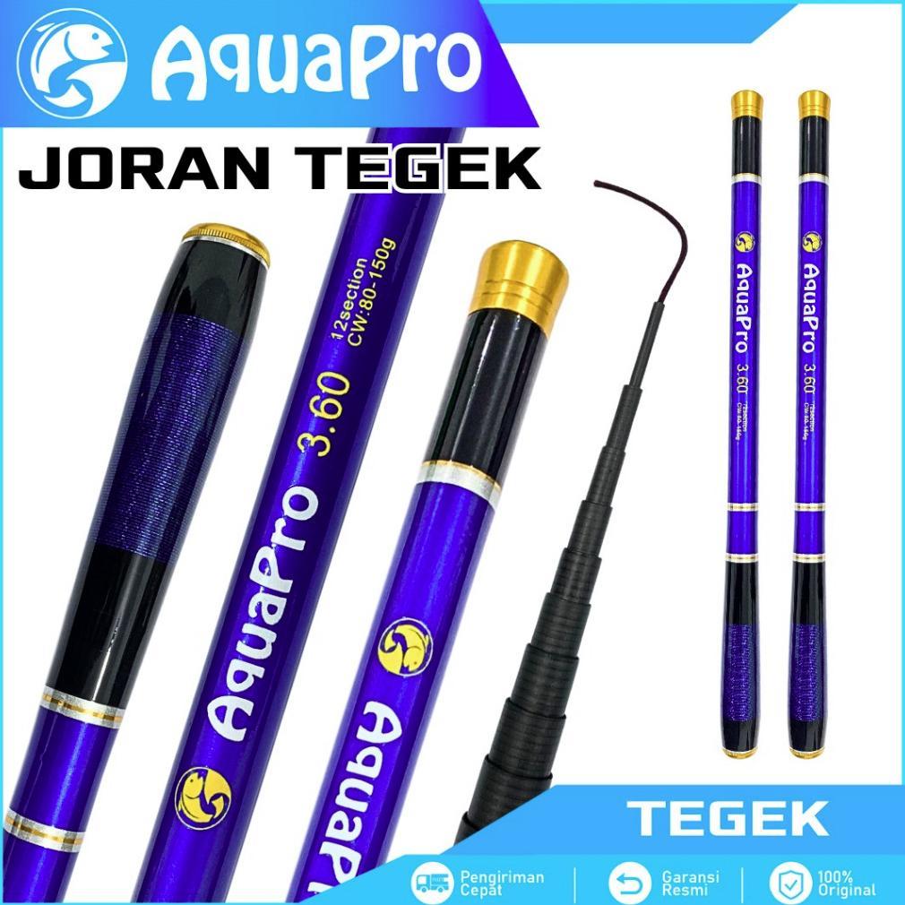 AquaPro - Joran Tegek AQUAPRO Joran Tegek Ruas Pendek 40cm Dengan Ukuran 1.5M - 4.5M Bahan Serat Car