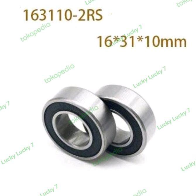 Murah Bearing BB Kotak Sepeda Bearing Sepeda pengganti BB kotak 163110 RS Non COD