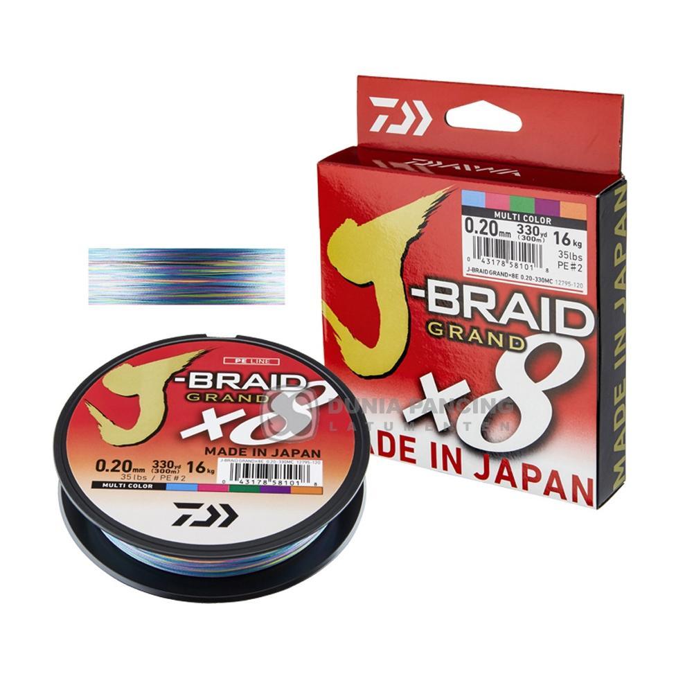 Senar PE DAIWA J-BRAID GRAND 300M Multicolor