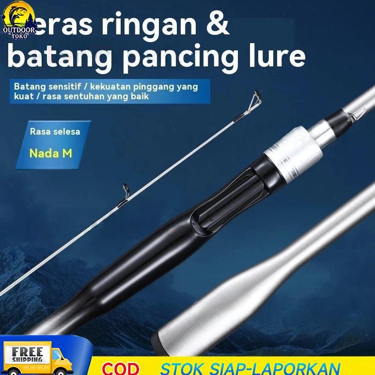 UltraLight 1.65m/1.80m Full Packet Joran UltraLight Carbon Solid Jigging Rod Spinning dan BaitCastin