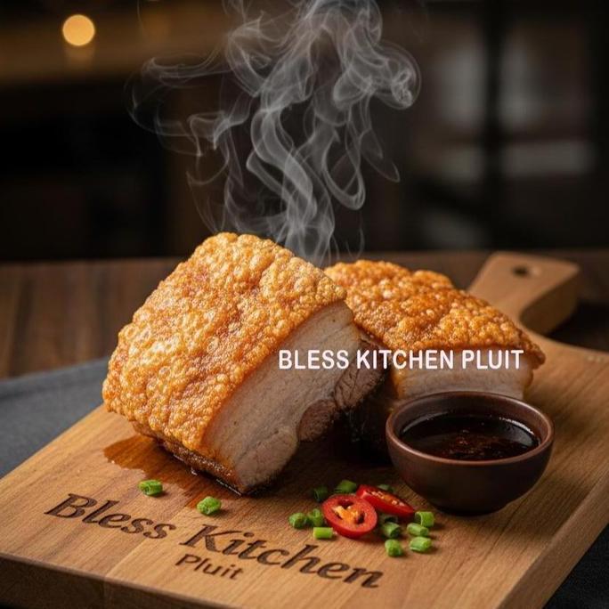 adaseller22 - Babi Panggang 1 kg Berat Matang / Pork Belly 1 kg / 1kg Babi Panggang Garing I Crispy 