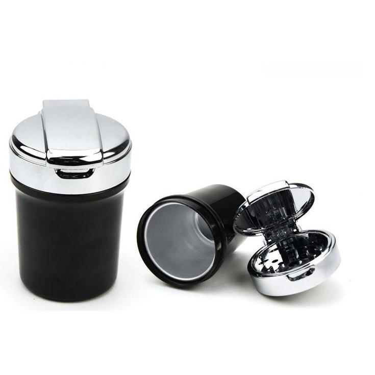 BIG SALE Asbak LED Hitam lampu biru logo merk HONDA CRV HRV BRV Mobilio Jazz Brio City Civic Freed P