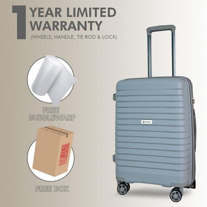 Hanke Koper Kabin & Bagasi Ringan Lineistic Style 20-24 Inch HK093 GS