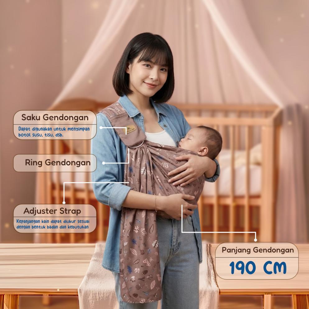 sale MOMS BABY Gendongan Samping Multifungsi Gendongan Samping Bayi