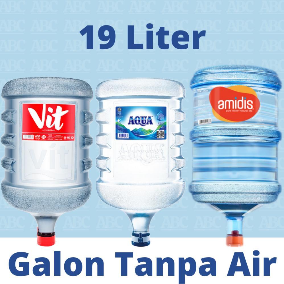 Galon 19 Liter | Amidis | AQUA | Vit | Tanpa isi | Galon Saja | Galon isi Ulang