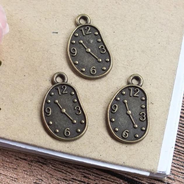 (Ready) Charm Jam Lonjong Pendant Bandul Gelang Liontin Kalung Gelang Chm03 Bestseller