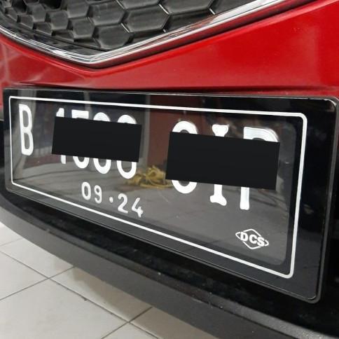 TERBARU Harga Sepasang Dudukan Plat Mobil Nomor Wadah Bracket Plat Mika Akrilik Mica Acrylic Astra 4