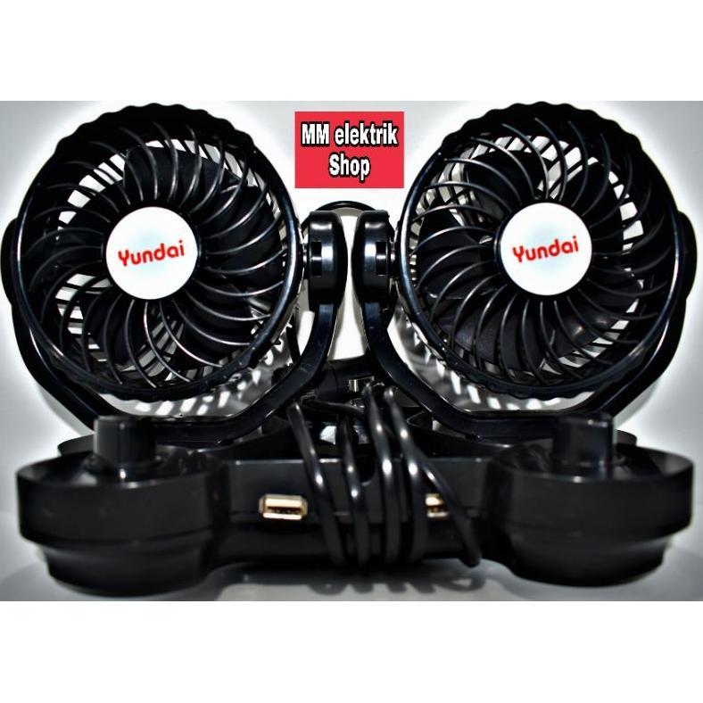 HOT SALE Kipas Angin Mobil 24Volt Usb Charger CF 021 YUNDAI