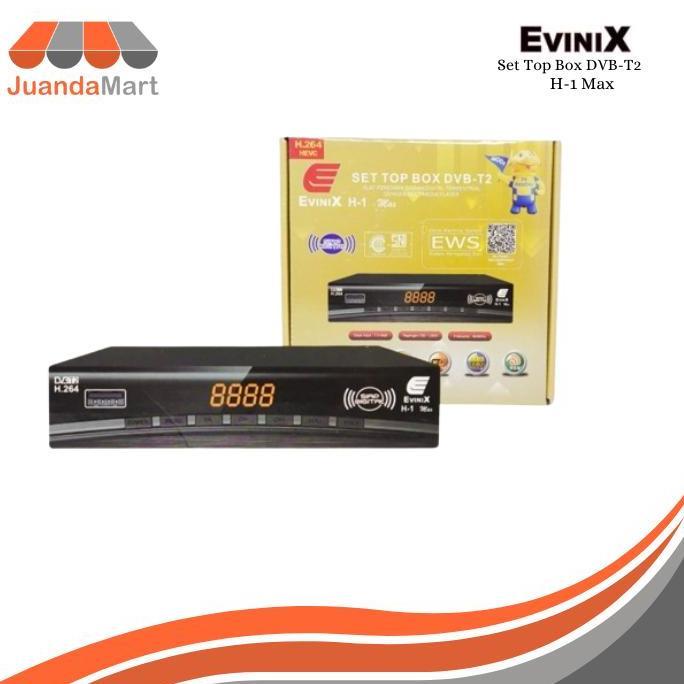 TERBARU - Set Top Box STB DVB-T2 / DVB-C STB Merk EVINIX H-1