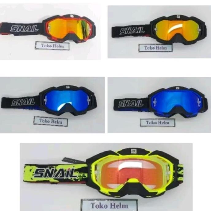 TERMURAH - Kacamata helm Cross/trail GOGGLE SNAIL