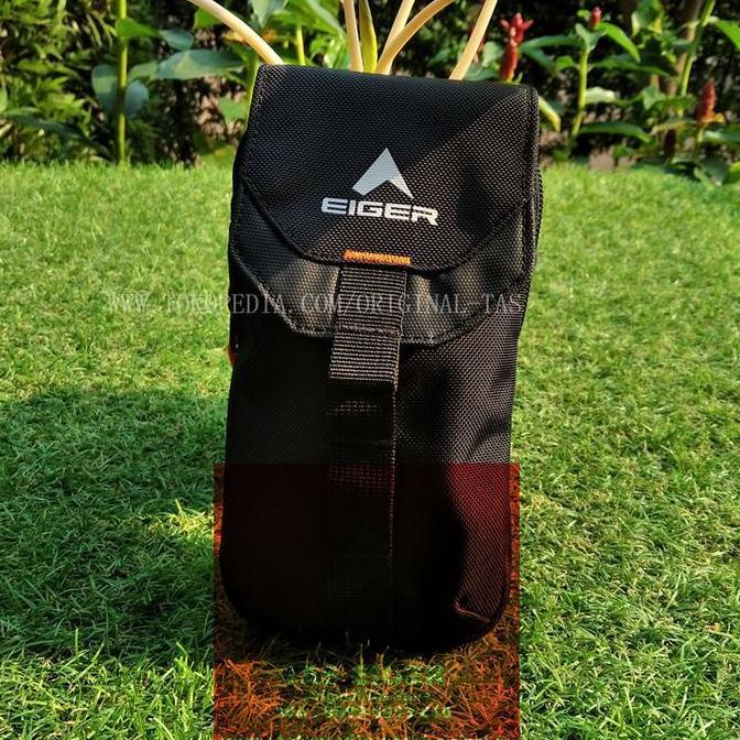 NEW Tas Hp Pinggang Eiger Graphon Vertical V.2 1F 910005690 Smartphone Case Black Original