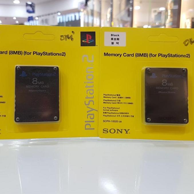 memory card ps2 8mb sony original