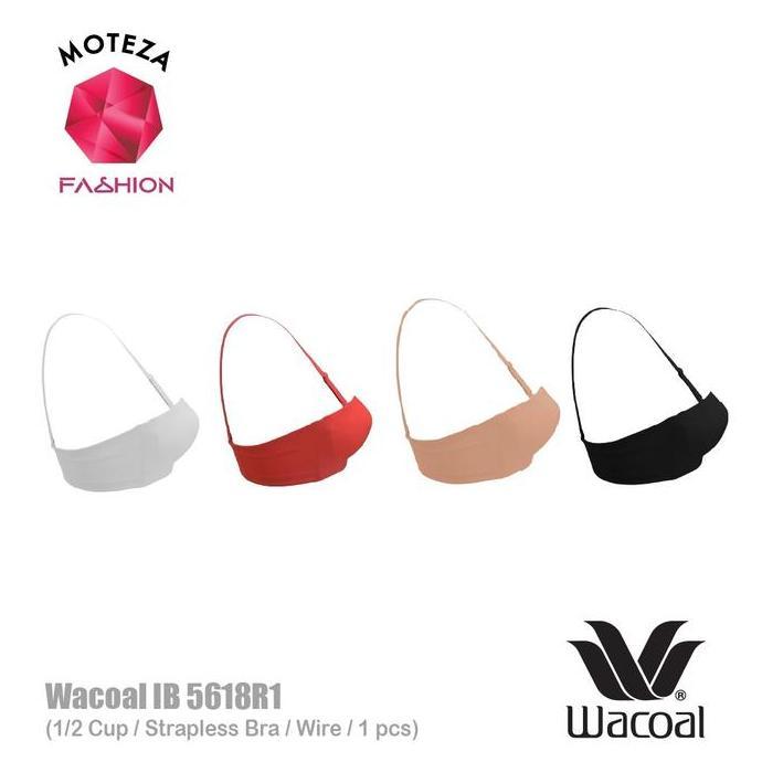 Wacoal Strapless Bra - Ib 5618 R1 - 1/2 Cup Busa Wanita Bh Tipis