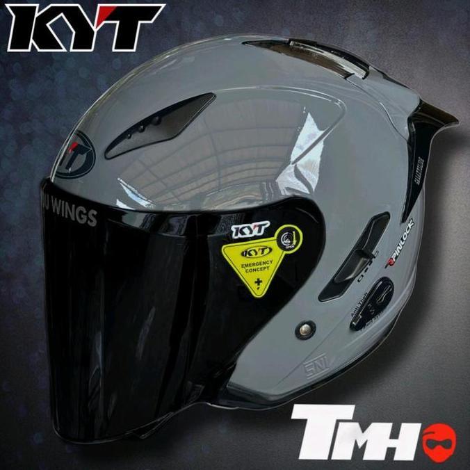 Terlaris Helm Kyt Galaxy Flat R Solid Paket Ganteng