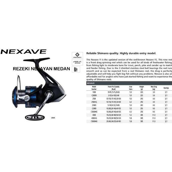 NEW REEL SHIMANO NEXAVE FI 2021 | Garansi Resmi SHIMANO INDONESIA