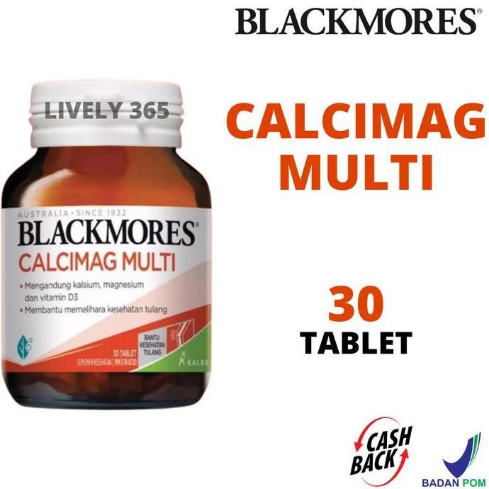 Calcimag Multi Kalsium Magnesium D3 Kesehatan Tulang | Blackmores | 30