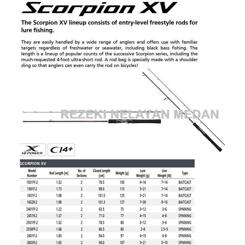 NEW JORAN SHIMANO SCORPION XV 2021 [Spinning & Baitcasting]