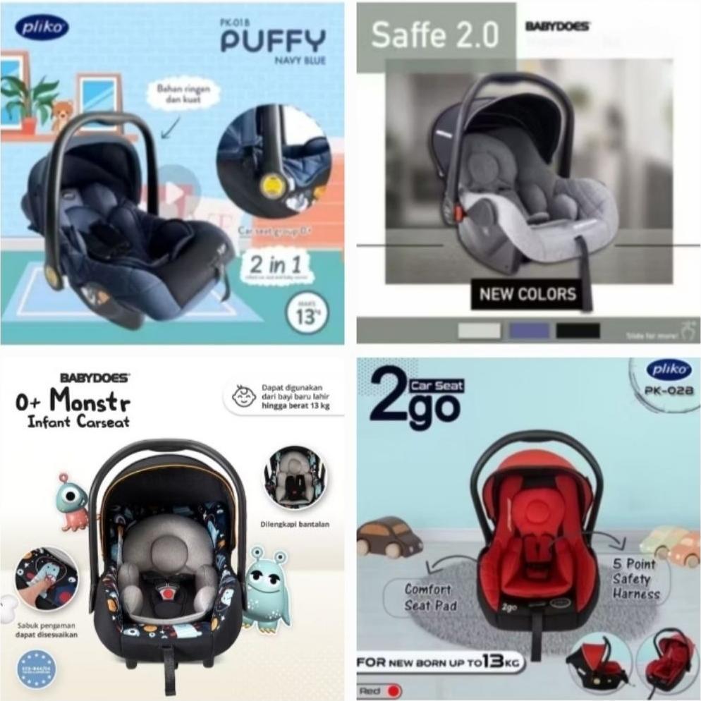 CUCI GUDANG Carseat / Infant Carier Pliko PK 01B Puffy / Babydoes 2.0 / Care Artioo 2.0 / Pliko 2Go 
