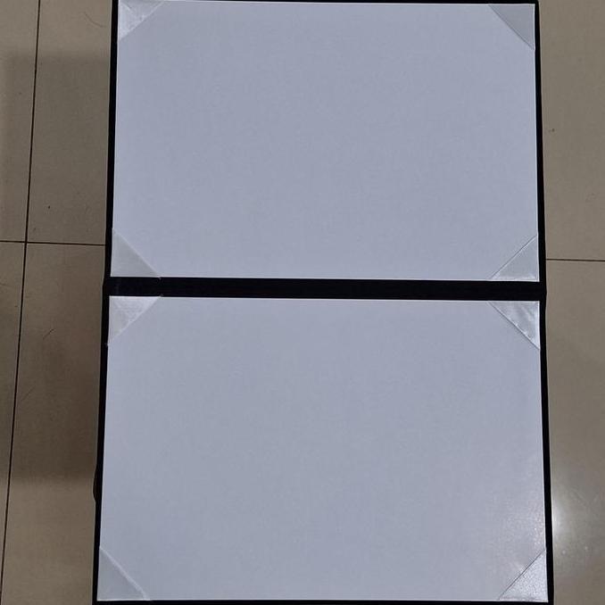 Dicdoc- Map Polos/Map Ijazah Bahan Beludru Warna Hitam