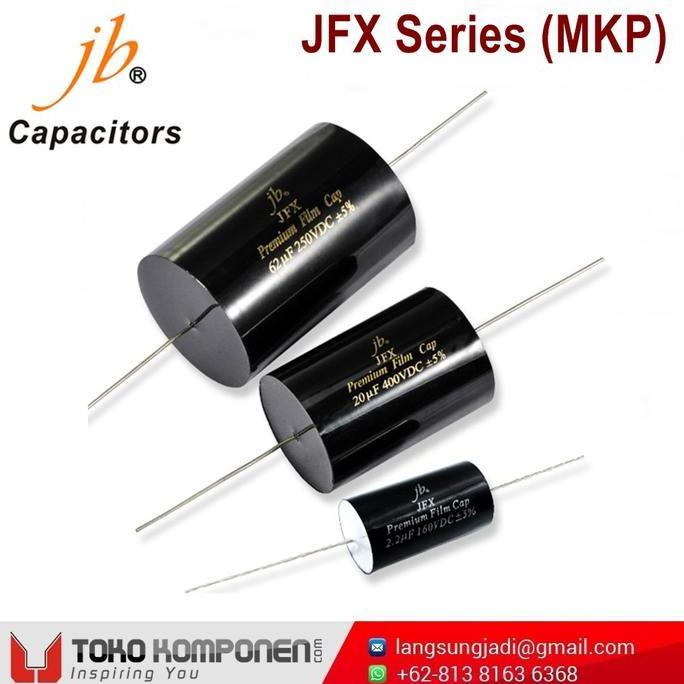 15Uf 250V Jb Jfx Premium Film Cap Mkp Capacitor Kapasitor 15 Uf Baru