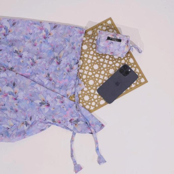 Disiniaja- Mukena Dewasa Traveling Mini Pouch Parasut Korea Premium Mukena Mini Traveling Lembut Nya