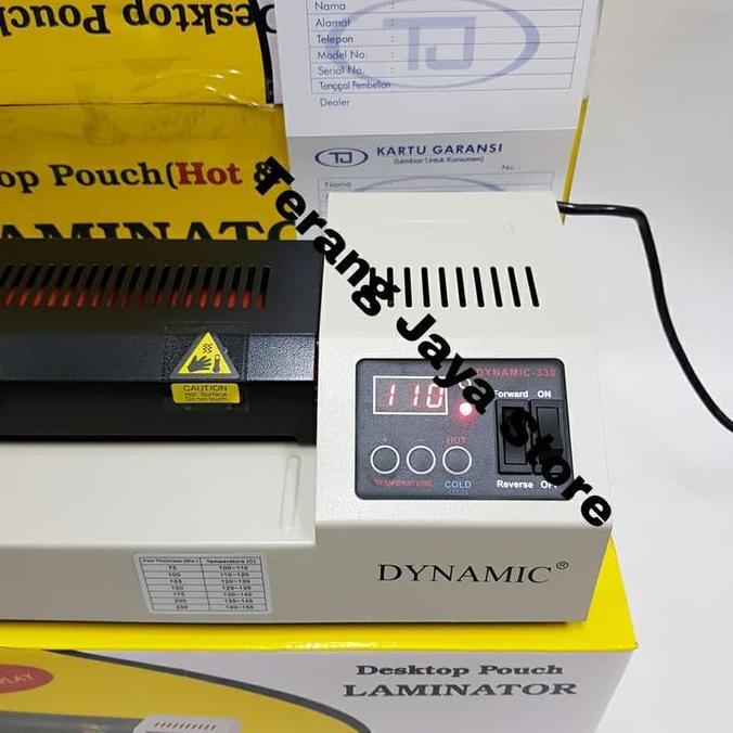 Troffice- Mesin Laminating Dynamic 330 Mesin Laminating Dynamic 330Led Mesin Laminating A3 Dynamic 3