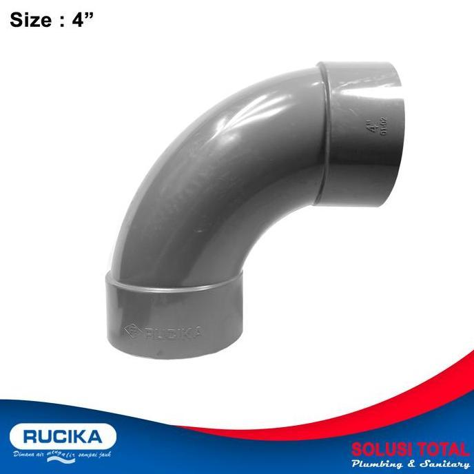 Teruss- Long Elbow D 4 Inch Pvc Elbow D 4" Pvc Rucika